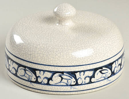 Dedham Rabbit Lid for Round Cheese Dish