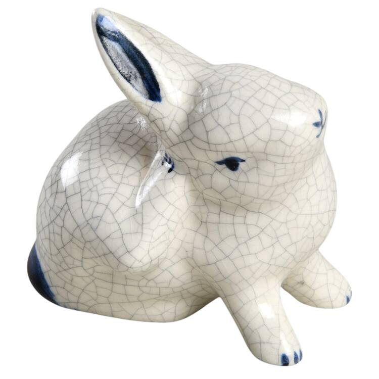 Dedham Rabbit Scratching Rabbit Figurine