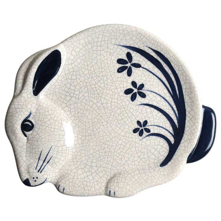 Dedham Rabbit 7" Round Baby Plate