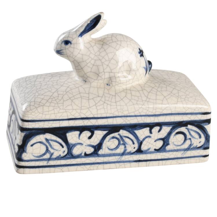 Dedham Rabbit Lid for 1/4 Lb Butter