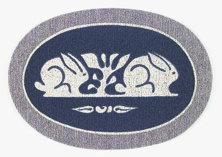 Dedham Rabbit Carpet Placemat