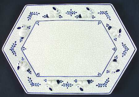 Dedham Rabbit 14" Hexagonal Platter