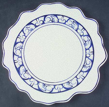 Dedham Rabbit 11" Ruffled Platter
