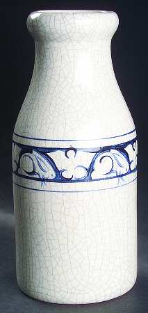 Dedham Rabbit Milk Bottle Vase