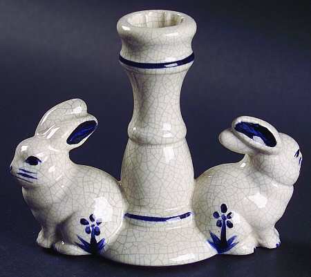 Dedham Rabbit Single Light Candlestick