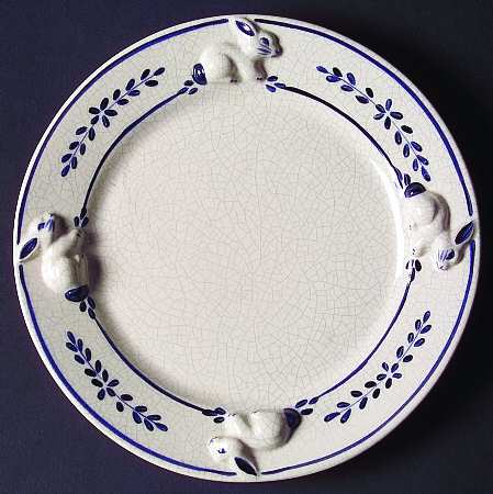 Dedham Rabbit Cookie Plate