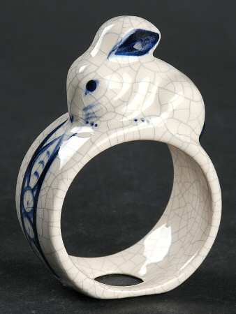 Dedham Rabbit Napkin Ring