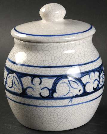 Dedham Rabbit 3" Storage Jar & Lid