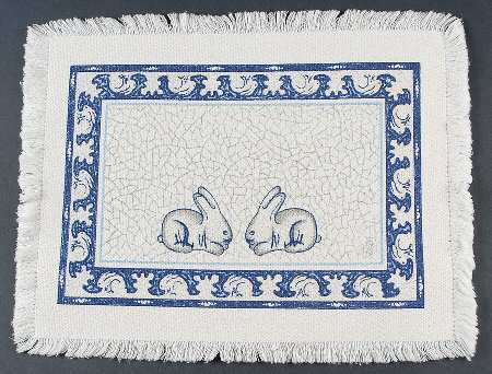 Dedham Rabbit Cloth Placemat