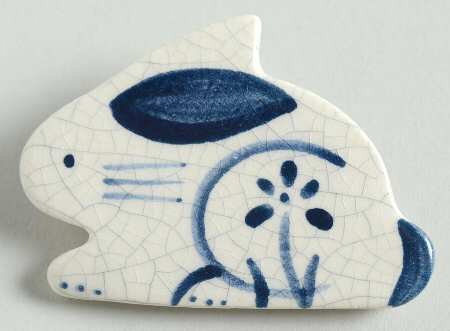Dedham Rabbit Brooch