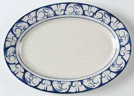 Dedham Rabbit 11" Oval Serving Platter
