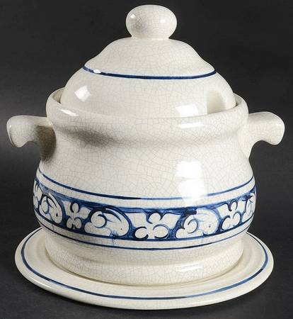 Dedham Rabbit Small Tureen w/Lid & Underplate