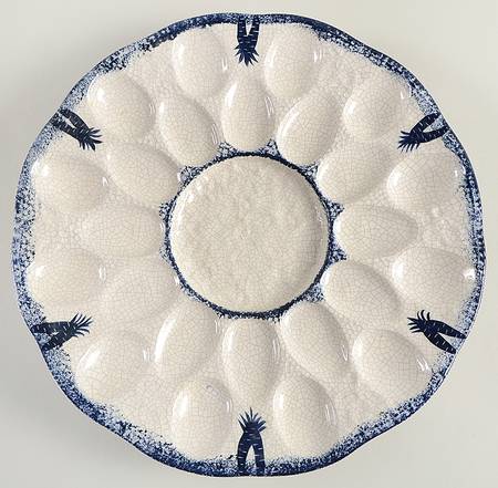 Dedham Rabbit Egg Serving Plate