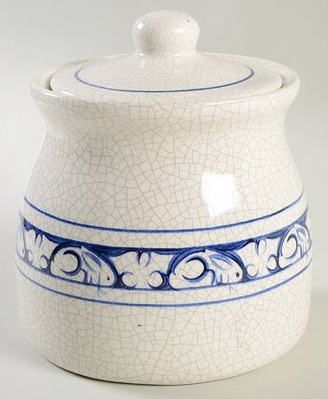 Dedham Rabbit Cookie Jar & Lid