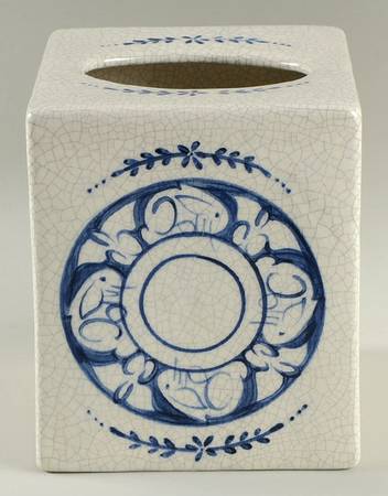 Dedham Rabbit Square Tissue Box Cover by Potting Shed