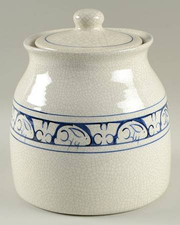 Dedham Rabbit Large Canister & Lid by Potting Shed