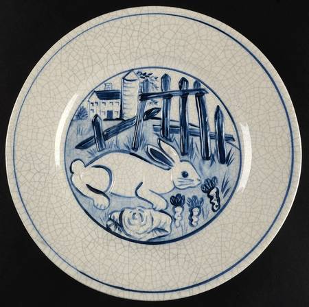 Dedham Rabbit Luncheon/Salad Plate
