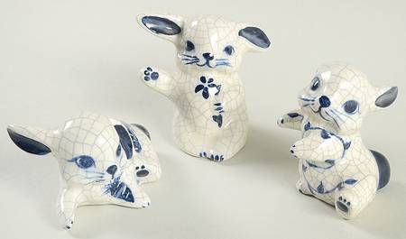 Dedham Rabbit Rabbit Set (Winkin, Blinkin & Nod)