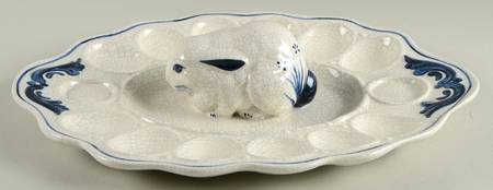 Dedham Rabbit Deviled Egg Plate