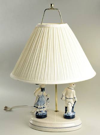 Dedham Rabbit 21" Electric Lamp & Shade