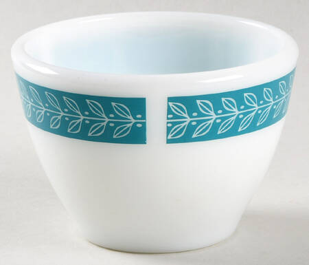 Autumn Bands Turquoise Open Sugar Bowl