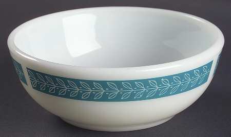 Autumn Bands Turquoise Coupe Cereal Bowl