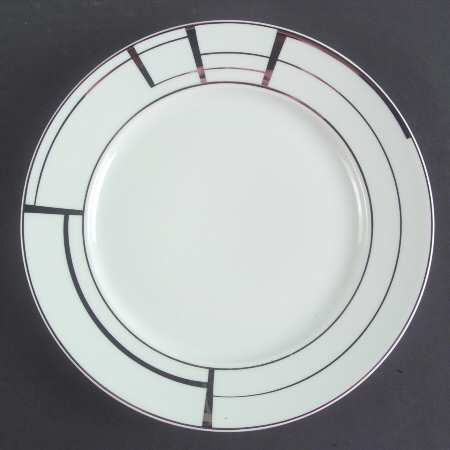 Art Deco Luncheon Plate