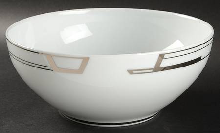 Art Deco 10" Large Salad Serving Bowl