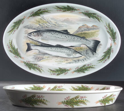 Compleat Angler Fern 14" Oval Baker