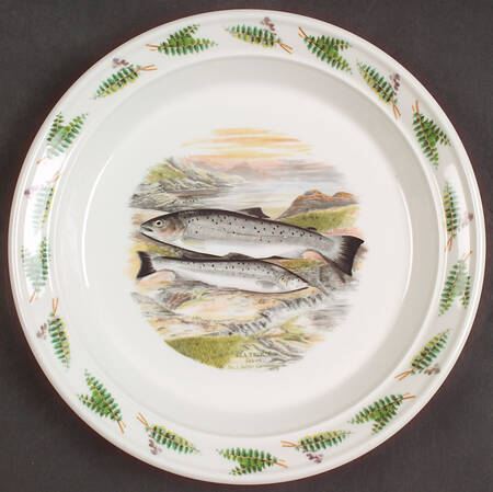 Compleat Angler Fern Salad Plate