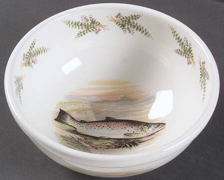Compleat Angler Fern 7" Salad Serving Bowl