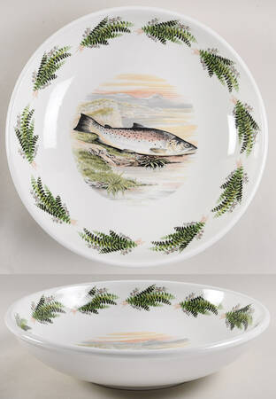 Compleat Angler Fern 13" Pasta Serving Bowl
