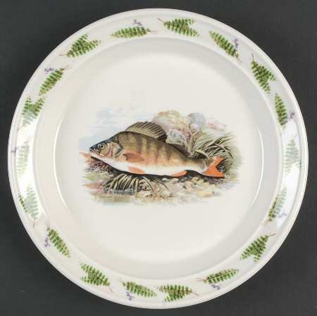 Compleat Angler Fern Salad Plate