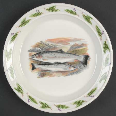 Compleat Angler Fern Salad Plate