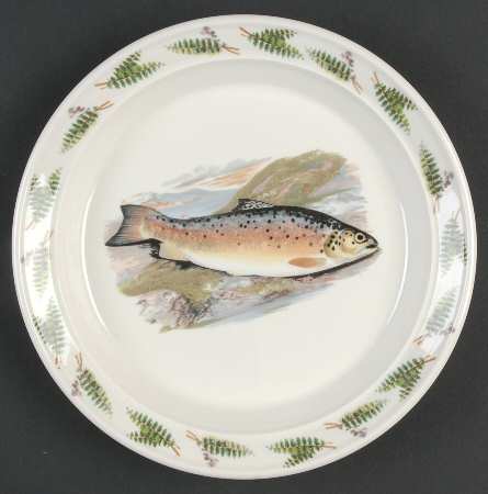 Compleat Angler Fern Salad Plate