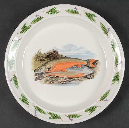 Compleat Angler Fern Salad Plate