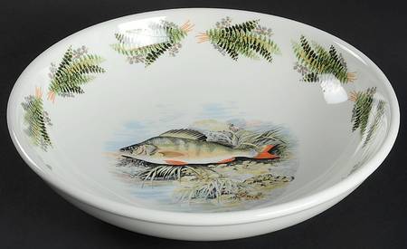 Compleat Angler Fern 13" Pasta Serving Bowl