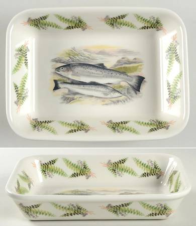 Compleat Angler Fern 8" Rectangular Baker