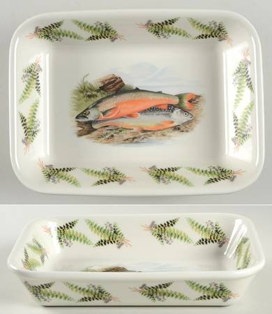 Compleat Angler Fern 8" Rectangular Baker