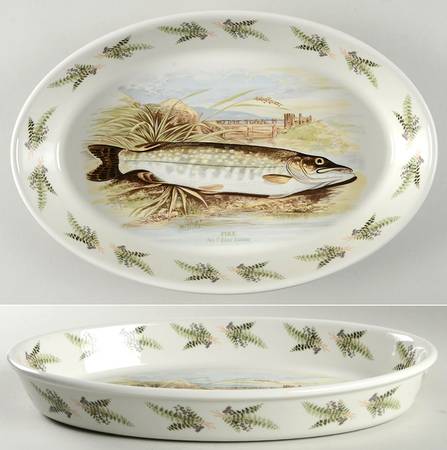 Compleat Angler Fern 14" Oval Baker