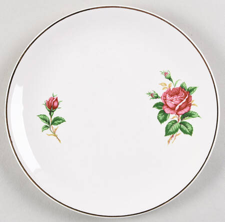 Old Rose (Preview, Bone Ash Glaze) Bread & Butter Plate