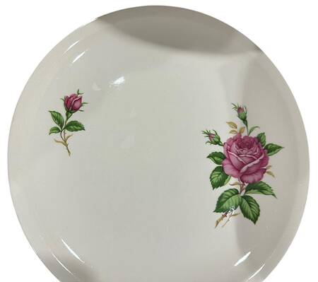Old Rose (Preview, Bone Ash Glaze) Luncheon Plate