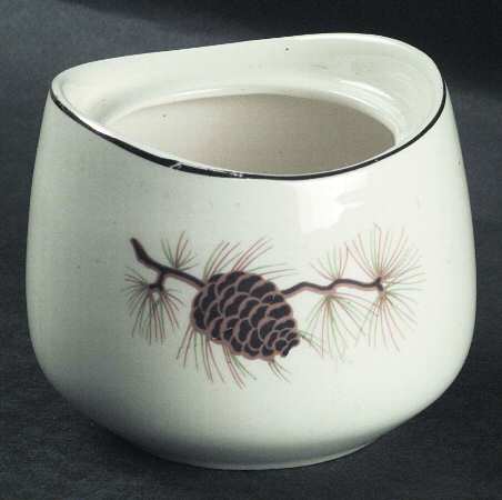 Pinecone Sugar Bowl No Lid