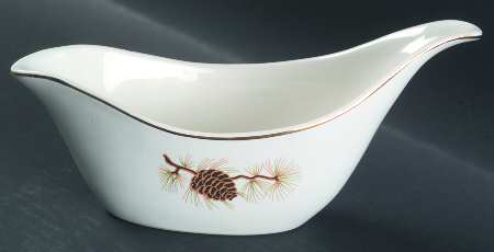 Pinecone Gravy Boat