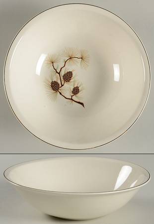 Pinecone 8" Round Vegetable Bowl