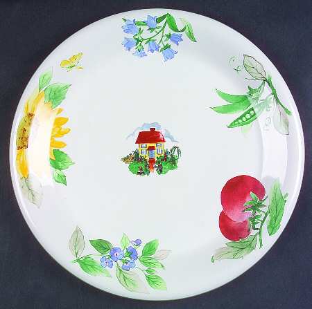 Garden Breeze 12" Chop Plate (Round Platter)
