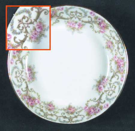POY147 Rim Fruit/Dessert (Sauce) Bowl