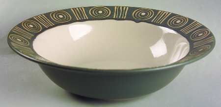 Bongo (Green) 10" Round Vegetable Bowl