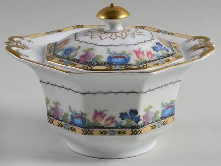 Newport (White) Sugar Bowl & Lid