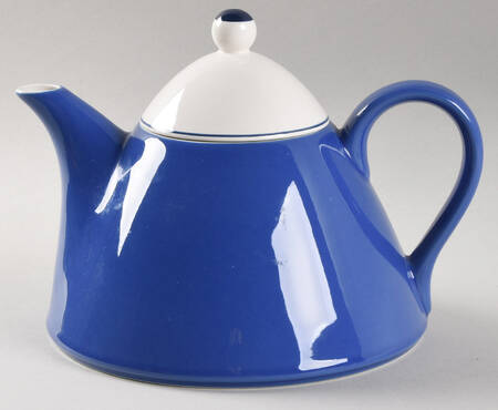 Spa Blueberry (Blue Trim) Teapot & Lid